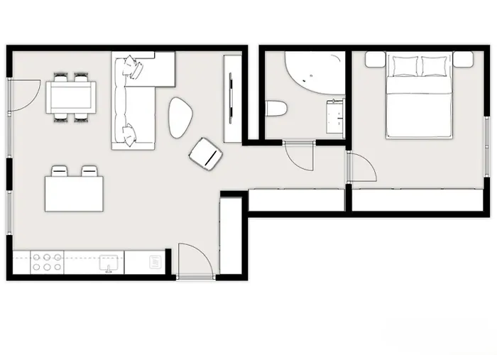 Modern Living With Garden And Parking Apartment *