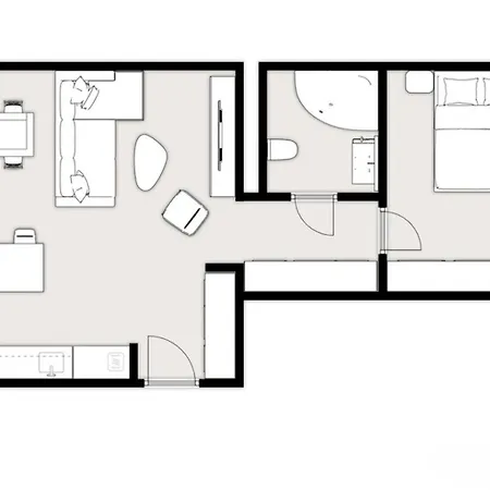 Modern Living With Garden And Parking Apartment *